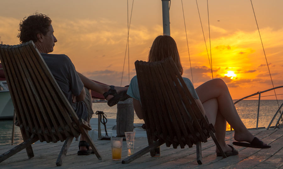 Iguana Reef Inn sunset viewing